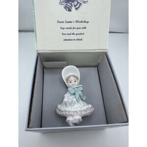 Vintage LLADRO #06263 Porcelain " Little Doll" Ornament 1995 Boxed Retired